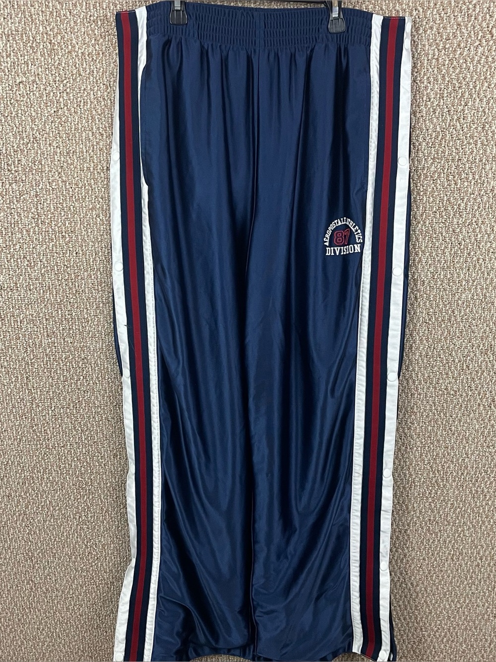 Aeropostale Track Pants Mens XL 90s Y2K Limited Edition Break-Away Navy 294